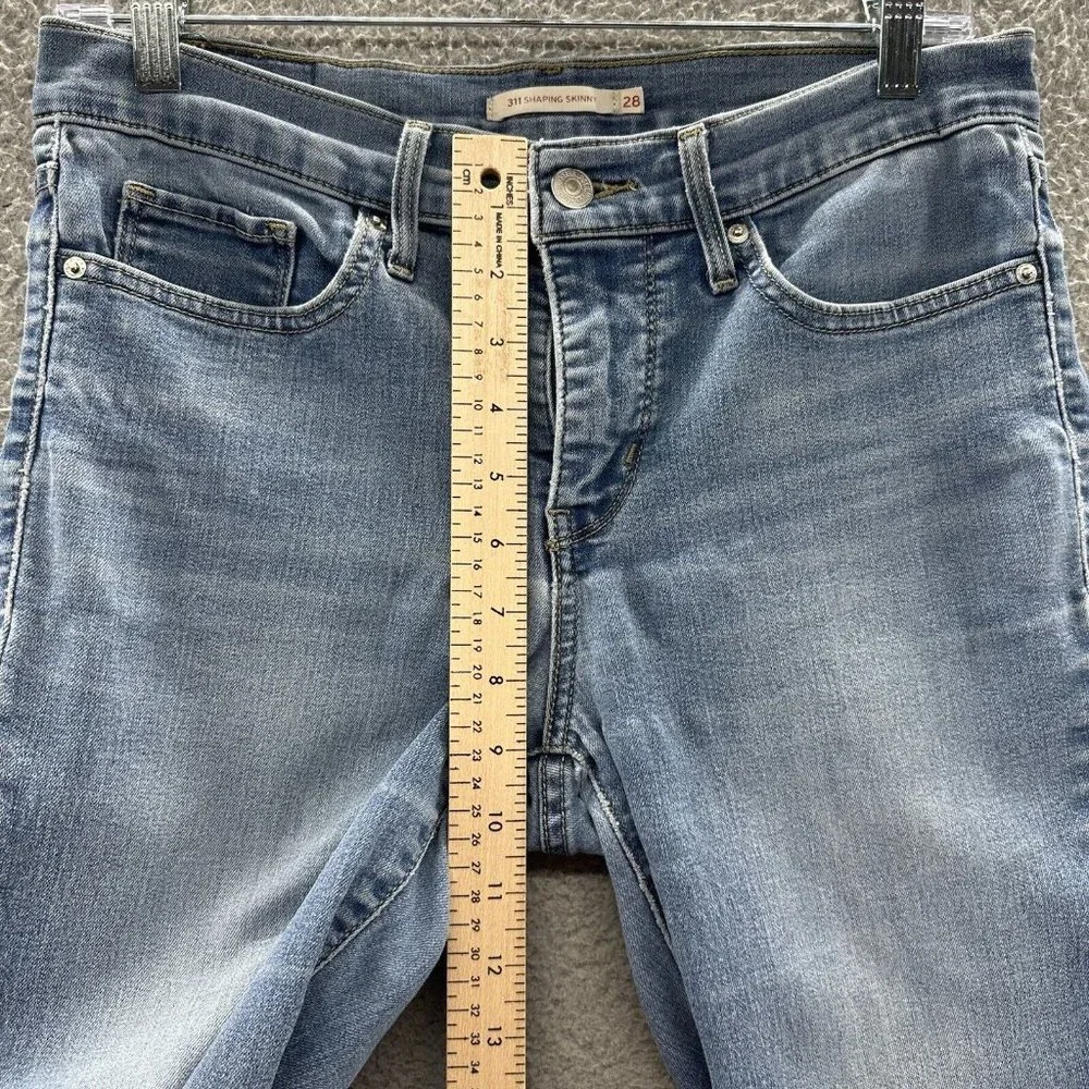 Levi's Women's Skinny Jeans - Light Blue - Picture 11 of 16